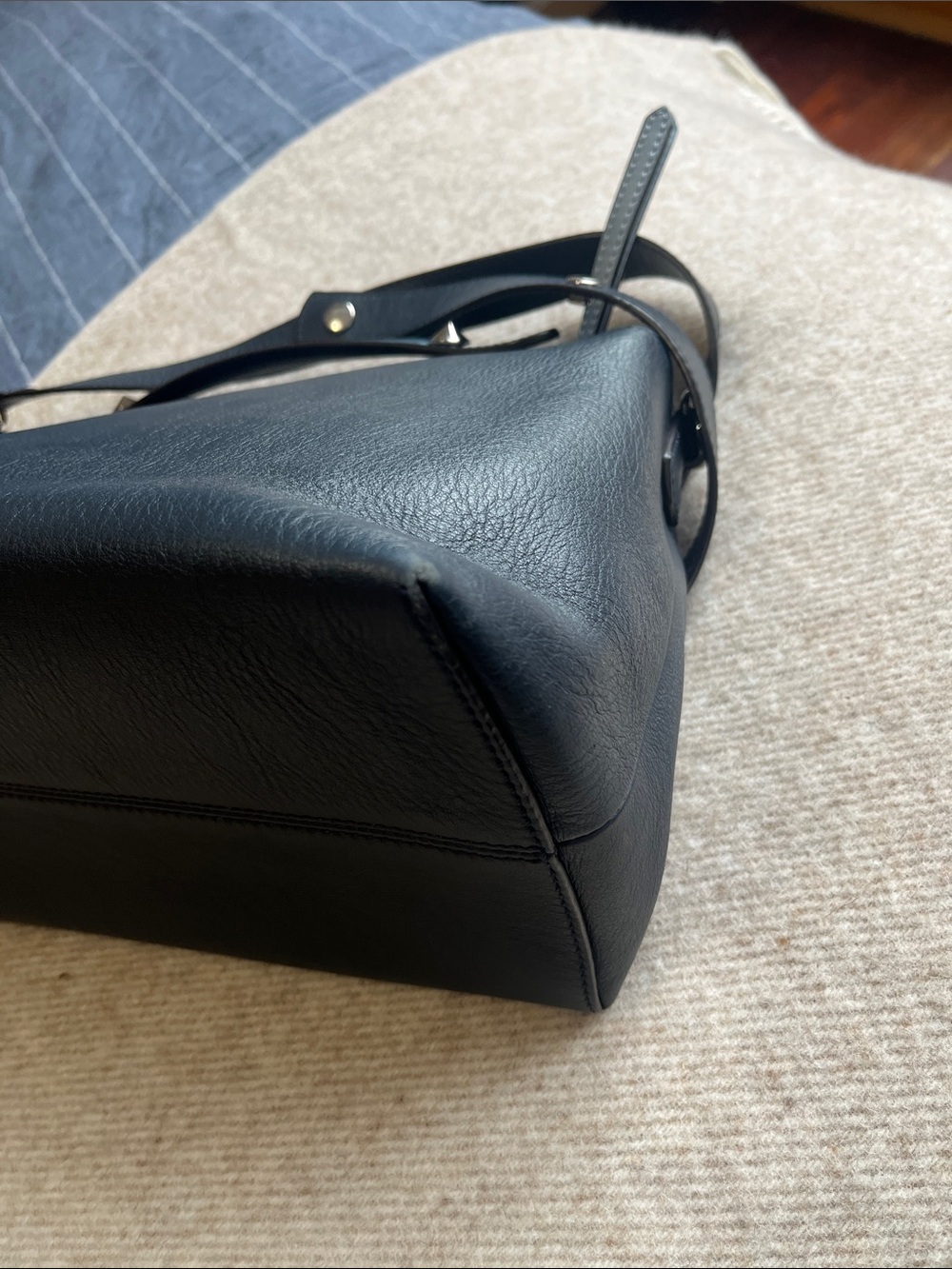 Fendi By The Way Bag in Navy / Light Blue Leather - Picture 13 of 13